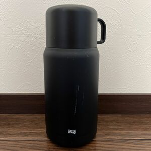 thermo mug サーモマグ トリップボトル 水筒 コップ付き ブラック 500ml 