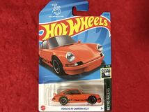 即決 ホットウィール PORSCHE 911 CARRERA RS 2.7 オレンジ HotWheels ポルシェ カレラ ポルシェ911 RETRO RACERS 未開封_画像5