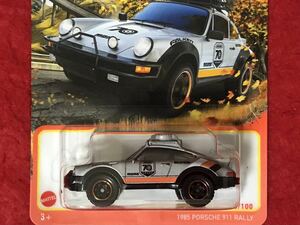 マッチボックス 1985 PORSCHE 911 RALLY シルバーメタ MATCHBOX ポルシェ 911ラリー momo モモ FALKEN ファルケン BILSTEIN ビルシュタイン