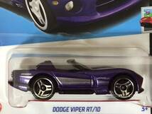 ホットウィール DODGE VIPER RT/10 紫メタ HotWheels ダッジ バイパー HW ROADSTERS 未開封_画像2