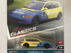 即決 ホットウィール HONDA CIVIC EG SPOON SPORT’S HotWheels ホンダ シビック スプーン スポーツ MODERN CLASSICS モダンクラシック