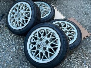 【直接引取限定】軽カスタムカーに！ホイールタイヤセット DRAG PRO M56 14インチ 6J +38 155/55R14 タイヤほぼ新品