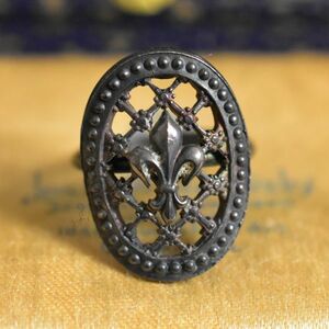  antique 9 number lattice Work 100 .. . chapter. ring / ring f rule do squirrel hole Mark equipped silver made /Silver/ silver genuine article guarantee 