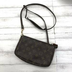 LOUIS VUITTON ルイヴィトン ショルダーバッグ ポシェット アクセソワール モノグラム PVC SD1909 M51980 USA製 紐変え有