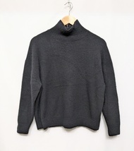 AURALEE オーラリー BABY CASHMERE KNIT TURTLE NECK ベイビーカシミヤニット タートルネック A8AP05BC ブラック サイズ0_画像1