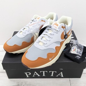 ∀ 未使用品 PATTA × NIKE AIR MAX 1 / P DH1348-001 METALLIC SILVER/MONARCH-PURE PLATINUM ナイキ エアマックス ワン パタ モナーク