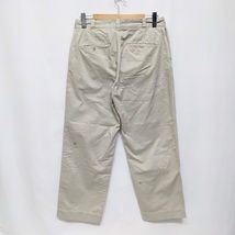 ∀ 美品 OLD JOE オールドジョー SPRIT POCKET TROUSER (SCAR FACE) 221OJ-PT09 スプリットポケットトラウザー ヘリンボーンツイル 加工_画像2