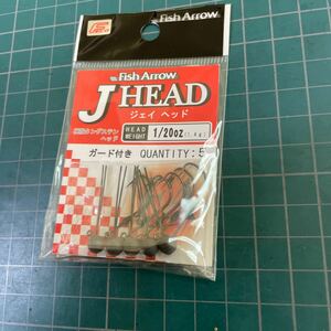 フィッシュアロー ジェイヘッドJ Head 1/20oz (1.4g) ジグヘッド