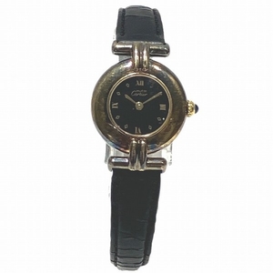 カルティエ マスト コリゼ ヴェルメイユ 590002 クォーツ 時計 腕時計 レディース☆0331