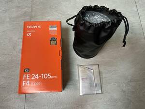 【美品】SONY／Eマウント・フルサイズ／SEL24105G／FE 24-105mm F4 G OSS／オールラウンドの標準ズームレンズ