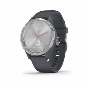 GARMIN vivomove 3S 心拍計搭載 Granite Blue / Silver 010-02238-70