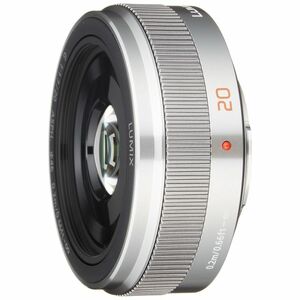 パナソニック 単焦点レンズ マイクロフォーサーズ用 ルミックス G 20mm/F1.7 II ASPH. シルバー H-H020A-S