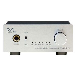 ラトックシステム 24bit/192kHz対応 DAC内蔵ヘッドホンアンプ RAL-24192HA1