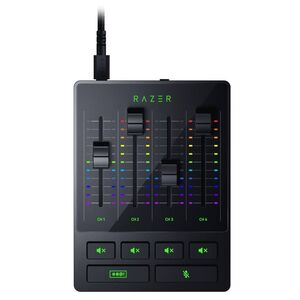 Razer Audio Mixer オーディオミキサー ミュートボタン付き ストリーミング配信 オーディオインターフェース 4チャンネル プ