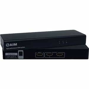 エイム電子 エイム 3D対応 HDMIスプリッター(1入力・2出力)AIM AVS-PR102