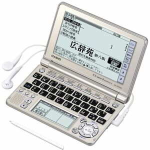 CASIO Ex-word 電子辞書 XD-SF6300GD シャンパンゴールド 音声対応 110コンテンツ 多辞書総合モデル クイックパレ