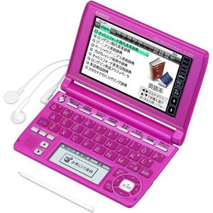 CASIO Ex-word 電子辞書 XD-A4800FP フラッシュピンク 高校生学習モデル ツインタッチパネル 音声対応 120コンテン