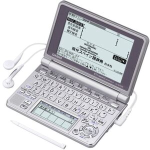 CASIO Ex-word 電子辞書 XD-SP7500 スペイン語モデル メインパネル+手書きパネル搭載 ネイティブ+TTS音声対応