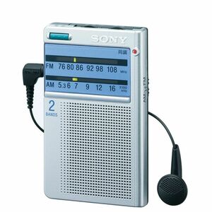 ソニー ポケッタブルラジオ 名刺サイズ FM/AM/ワイドFM対応 ダイヤル選局 ICF-T46