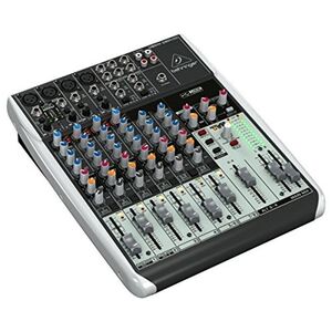 Behringer アナログミキサー 12チャンネル 1ノブコンプ/USBオーディオインターフェース搭載 XENYX Q1204USB ブラ