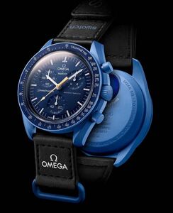 【新品未使用】限定 オメガ スウォッチ ネプチューン ムーンシャインゴールドSwatch OMEGA MoonSwatch Mission to Neptune moonshine gold