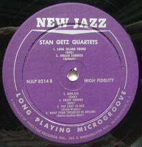 ◆ STAN GETZ / Long Island Sound ◆ New Jazz 8214 (purple:RVG:dg:Abbey Pressing) ◆_画像4