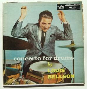 ◆ LOUIS BELLSON (ZOOT SIMS) / Concert for Drums ◆ Verve MGV-8016 (trumpet:dg) ◆ R