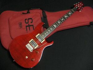 PRS SE Custom 24 Scarlet Red EMG フレイムトップ Paul Reed Smith ポール リード スミス セットネック ダブルカッタウェイ 赤