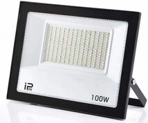 新型　100W IP66防水 LED 投光器 作業灯 15000LM フラッドライト 省エネ 高輝度 アース付きプラグ PSE適合 1.8Mコード_画像1