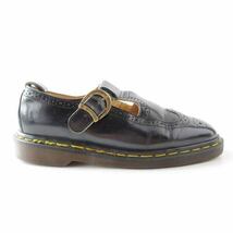 英国製 ドクターマーチン ウィングチップ モンクストラップ 紺系 UK7 25.5cm Dr.Martens シューズ メンズ 靴 d139-32-0095XVW_画像3