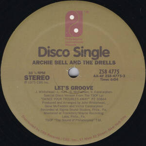 ほぼ新品 LOFT～Garageクラシックス ★Let's Groove／Show Me How To Dance - Archie Bell And The Drells★ ZS8 4775