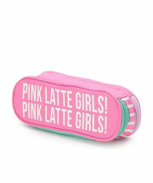 新品　PINK-latte　Wジップポーチバッグ　ラズベリーピンク(073)　定価2090円