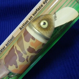 オカッパリお助けルアー！ ヘドン ビッグバド スミス ブラウンカモ 新品！ HEDDON BIGBUD BROWN CAMO JAPAN SMITH LTD. SPECIAL COLOR!