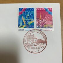 初日カバー　ふるさと切手　東京グリーティング・ 「三宅島噴火等災害」寄附金付（東京）平成12年発行_画像2