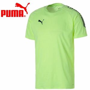 【新品・タグ付】PUMA fussball トレーニングシャツ サッカートレーニングウェア Sサイズ 半袖 ハイブリッドシャツ