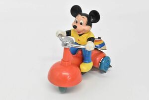 (661S 1121M14) 1円～ Disney ディズニー ミッキーマウス 三輪車 玩具 レトロ ゼンマイ ヴィンテージ 【ジャンク品】