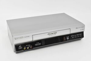 (668M 1130M2) 1円～ Panasonic VHSビデオデッキ NV-HV72G-S 2005年製