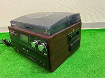 【中古品】『11-235』クマザキエイBearmax マルチ オーディオ レコーダー／プレーヤー　MA-30W レコード CD 録音 カセットテープ ラジオ_画像4