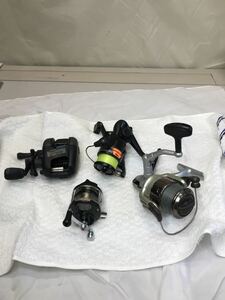 C60 リールまとめて4個　Daiwa CORONET 10/SILSTAR EDGE-B等　まとめ売り　11b/12b