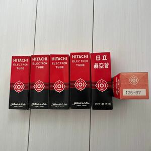 日立 真空管 12G-B7 新品 説明書付き 6個セット