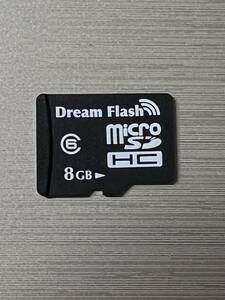 micro SDカード　マイクロSDカード　８GB　デジカメの予備のメモリやデータの交換，ゲーム機のメモリとしていかがですか？