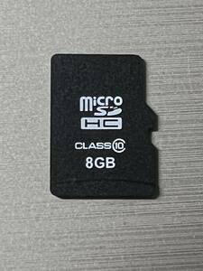 micro SDカード　　マイクロSDカード　８GB.デジカメの予備のメモリやデータの交換，ゲーム機のメモリとしていかがですか？