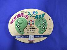 ⑪3・平成8年・東武鉄道《埼玉県民の日記念》埼玉県内フリー乗車券_画像1