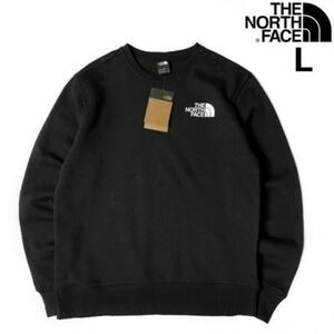 【新品】ノースフェイス 海外限定 裏起毛スウェット LOGO PULLOVER CREW ユニセックス L