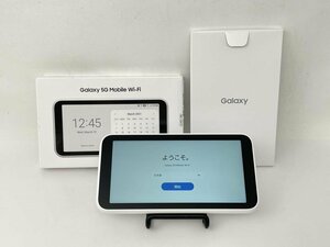 3032【超美品・制限○　白ロム】 Galaxy 5G Mobile Wi-Fiルーター SCR01 au ホワイト