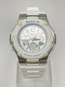 956【ジャンク品】 Casio カシオ Baby-G 腕時計 ベビージー BGA-116 ホワイト