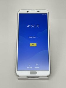 F7【動作確認済】 SHARP AQUOSシリーズ AQUOS sense2 SH-M08 SIMフリー ホワイト