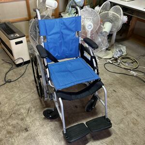 KAWAMURA カワムラ 車椅子 車イス 車椅子 折り畳み自走式 介護　直接引き取り歓迎/