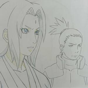 ナルト 原画 6枚セット 綱手&シカマル／Genga[検索用：セル画 Cel]