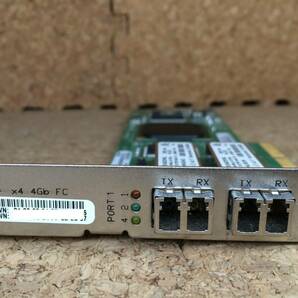 A11376)Qlogic QLE2462 Dual-Port 4Gbps Fibre Channel-to-PCI Express Host Bus Adapter 中古の画像2